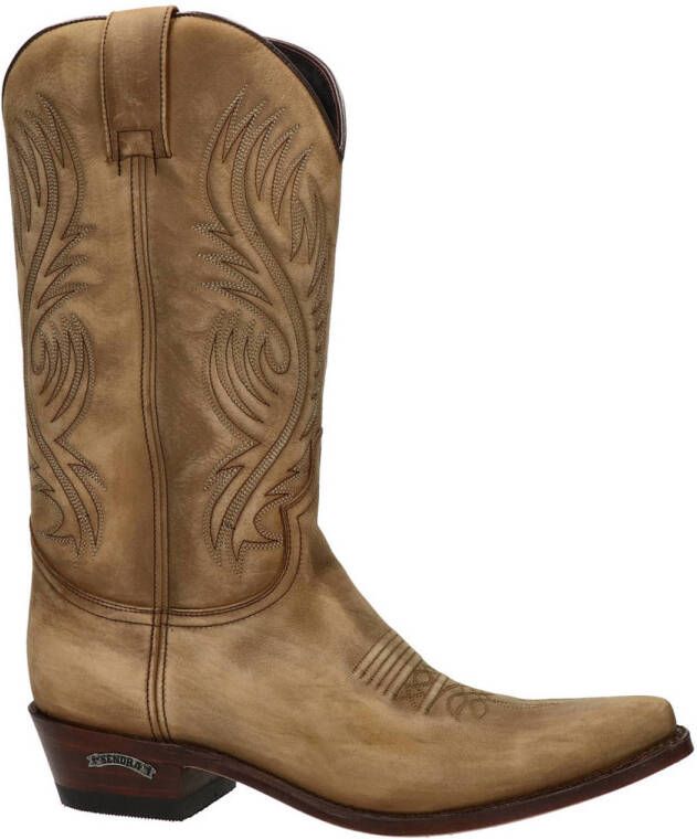 Sendra Lucky Mick nubuck cowboylaarzen beige