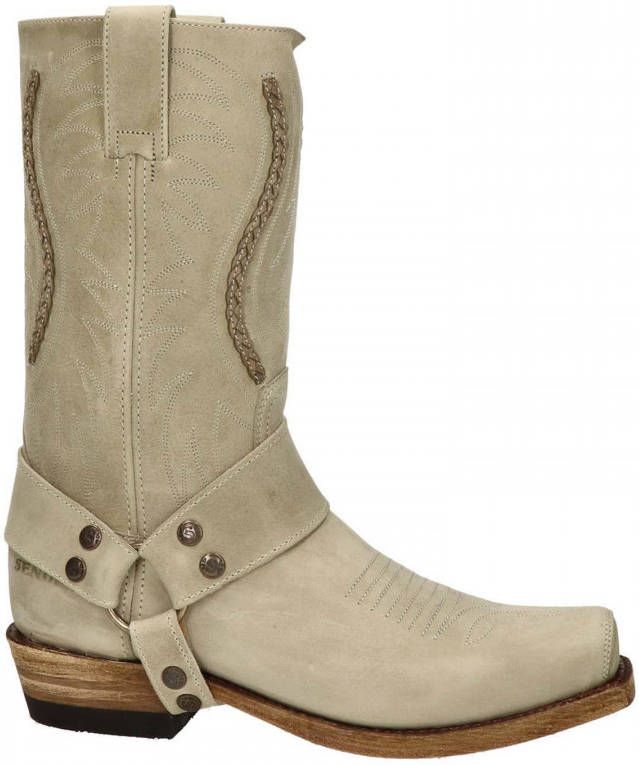 Sendra Seta leren cowboylaarzen beige - Schoenen.nl