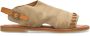 Shabbies Amsterdam Angel Sleeve leren sandalen beige cognac - Thumbnail 1