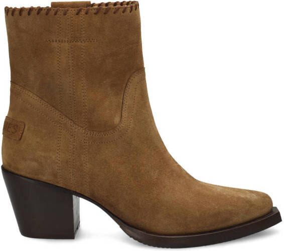 Shabbies Amsterdam Enkellaarzen Jaymie Ankie Brown Dames Laarzen