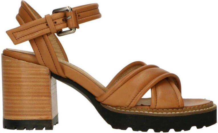 Shabbies Amsterdam Lieve dames sandaal Cognac