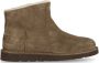 SHABBIES Enkelboots Dames Palissa Maat: 38 Materiaal: Suède Kleur: Bruin - Thumbnail 2