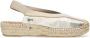 Shabbies Metallic Espadrille Slingback Sandal Yellow Dames - Thumbnail 1