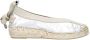 Shabbies Amsterdam PALMA Kimono leren espadrilles zilver - Thumbnail 1
