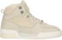 Shabbies Amsterdam 102020104 Mid Top Sneaker Nappa Leather Fur Q3 - Thumbnail 1