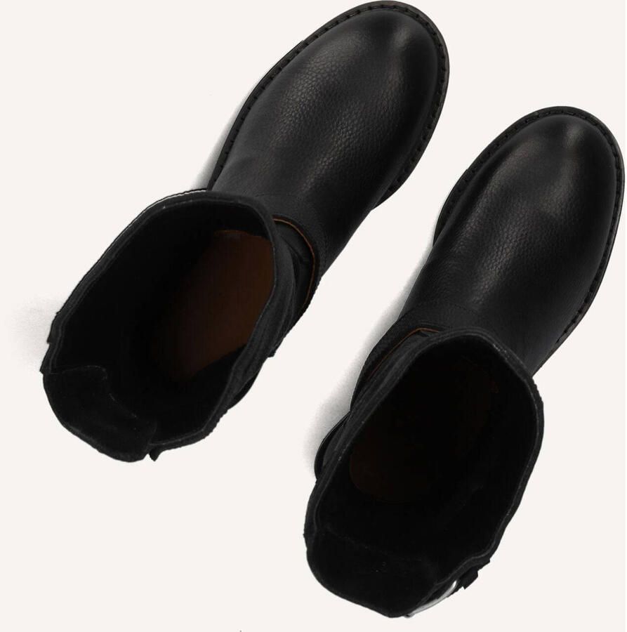 SHABBIES Biker Boots Dames Alyd Mia Maat: 40 Materiaal: Leer Kleur: Zwart - Foto 2