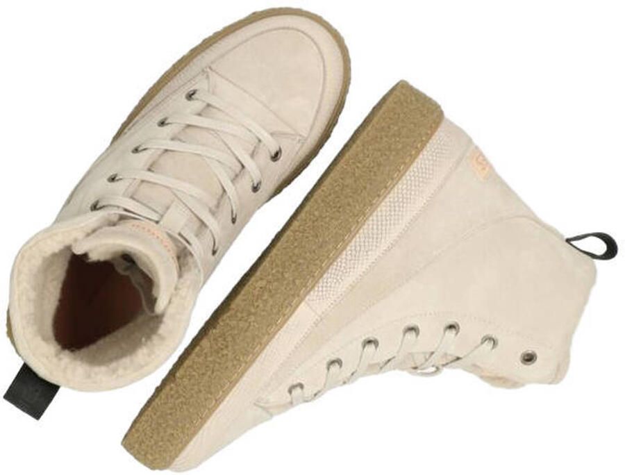 SHABBIES Hoge Sneakers Dames Chewy Lily Maat: 39 Materiaal: Suède Kleur: Grijs - Foto 2