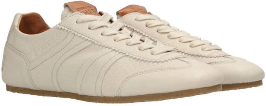 SHABBIES Lage Sneakers Dames Ciska Base Maat: 40 Materiaal: Leer Kleur: Beige - Foto 3