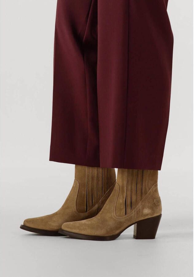 SHABBIES Enkellaarsjes Dames Jaymie Shelly Maat: 40 Materiaal: Suède Kleur: Taupe - Foto 2