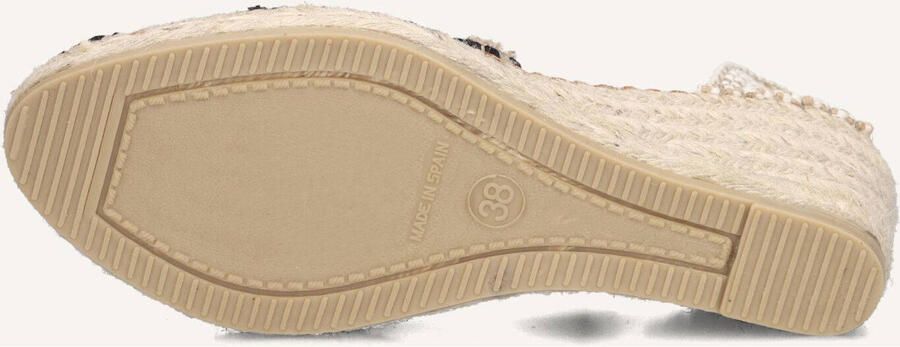 SHABBIES Espadrilles Dames Kaila Ki Seven Leer Zwart - Foto 3