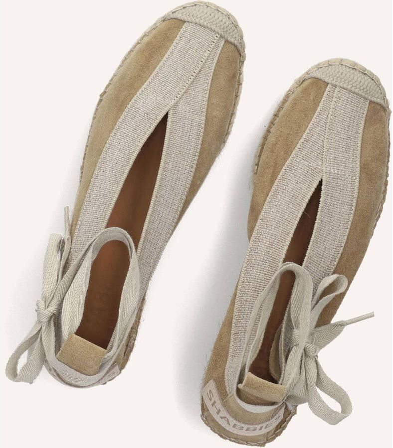 SHABBIES Espadrilles Dames Palma Suède Beige - Foto 3