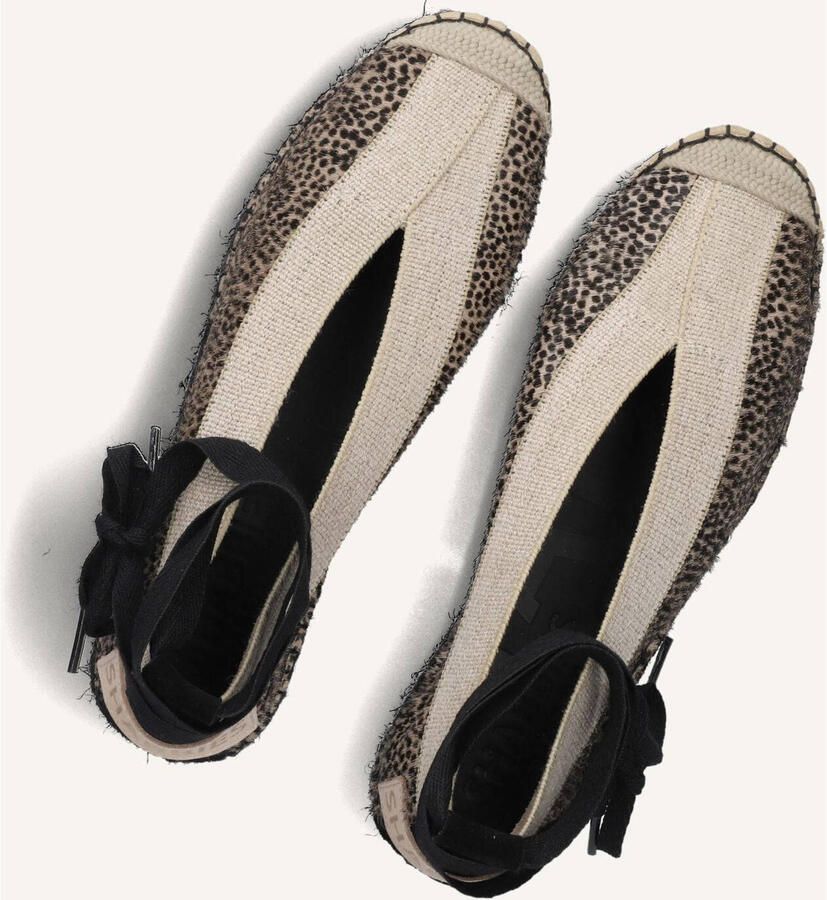 Shabbies Amsterdam Dames Instappers & Ballerina's Shabbies Palma Kimono Black white Zwart - Foto 3