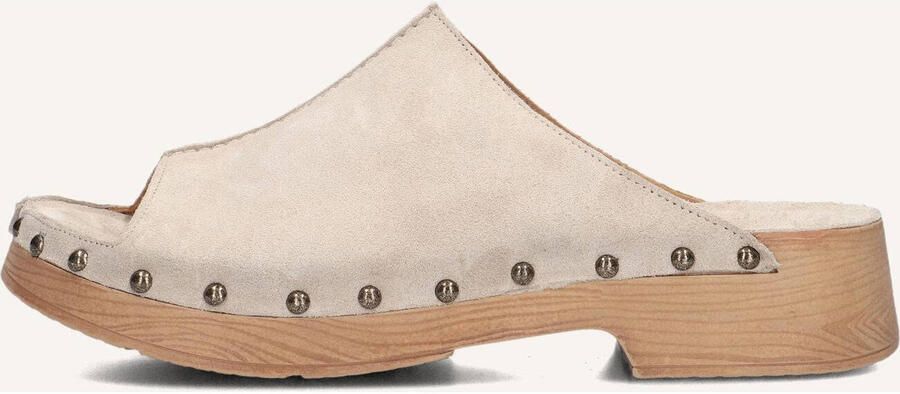 SHABBIES Muiltjes Dames Carry Mila Maat: 41 Materiaal: Suède Kleur: Beige - Foto 6