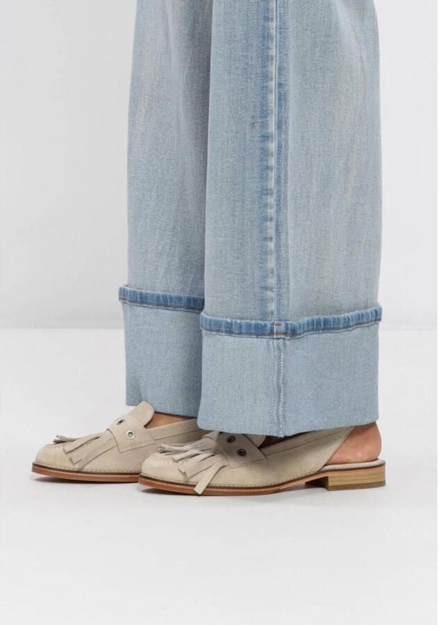 SHABBIES Slingbacks Dames Fes Maat: 39 Materiaal: Suède Kleur: Beige - Foto 6