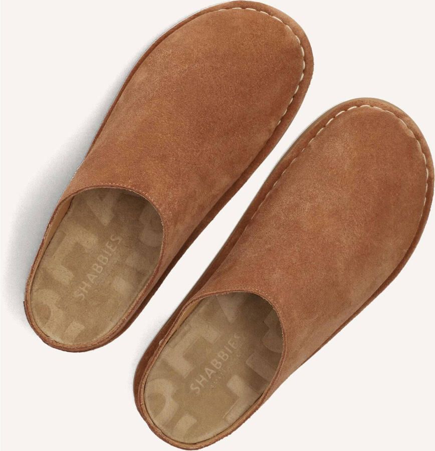 SHABBIES Instappers Dames Wilja Maat: 42 Materiaal: Suède Kleur: Camel - Foto 6