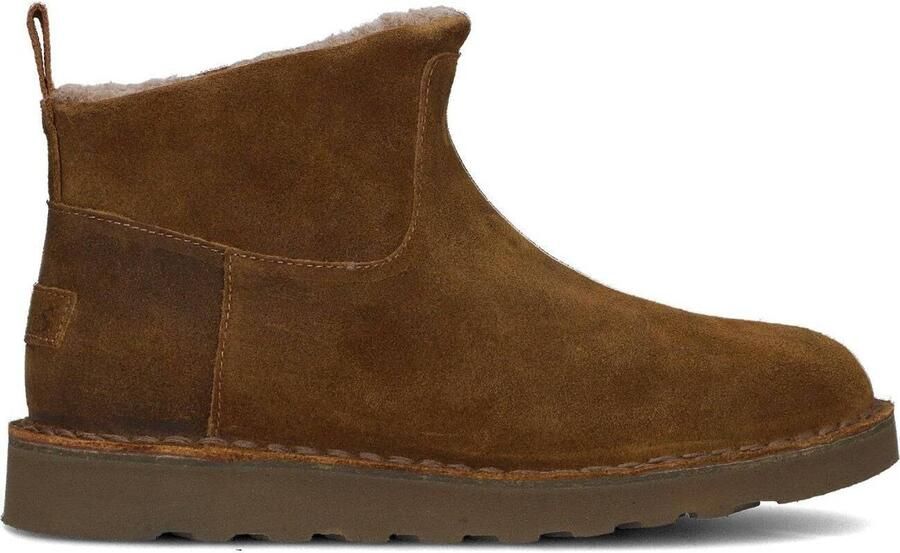 Shabbies Amsterdam Shabbies Palissa Ankle Boot Enkelboots Enkellaarsjes Dames Bruin