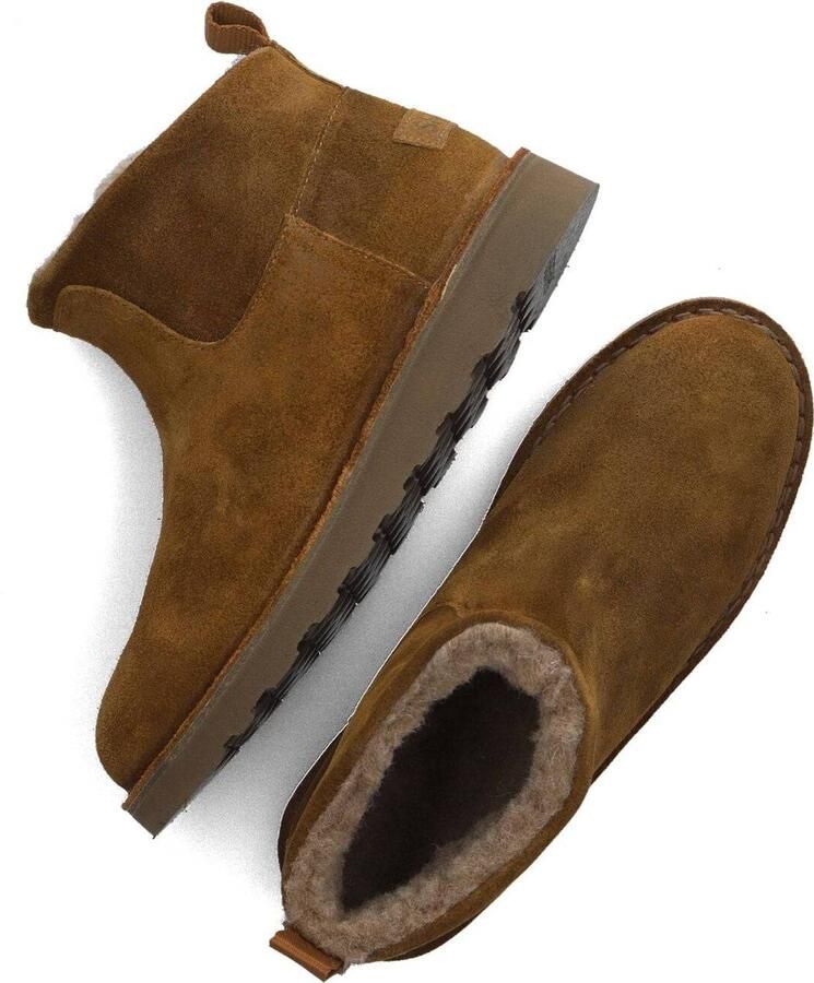 Shabbies Amsterdam Shabbies Palissa Ankle Boot Enkelboots Enkellaarsjes Dames Bruin - Foto 2