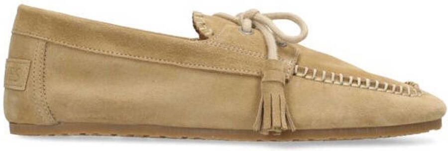 SHABBIES Mocassins Dames Ciska Mocca Maat: 38 Materiaal: Suède Kleur: Camel - Foto 6