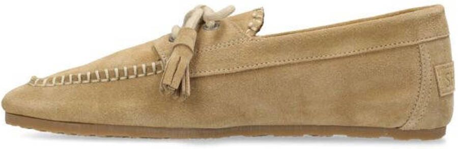 SHABBIES Mocassins Dames Ciska Mocca Maat: 38 Materiaal: Suède Kleur: Camel - Foto 8
