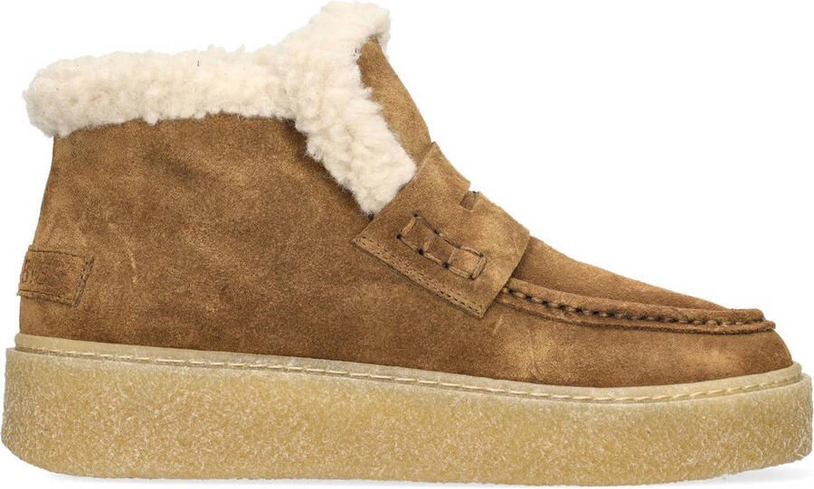 SHABBIES Enkelboots Dames Senna Anna Maat: 39 Materiaal: Suède Kleur: Bruin - Foto 2