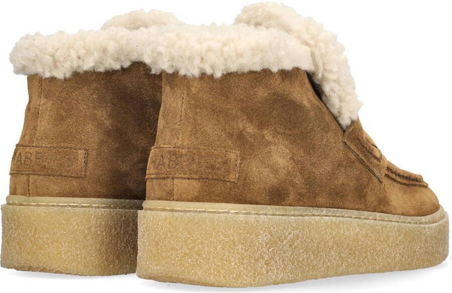 SHABBIES Enkelboots Dames Senna Anna Maat: 38 Materiaal: Suède Kleur: Bruin - Foto 2