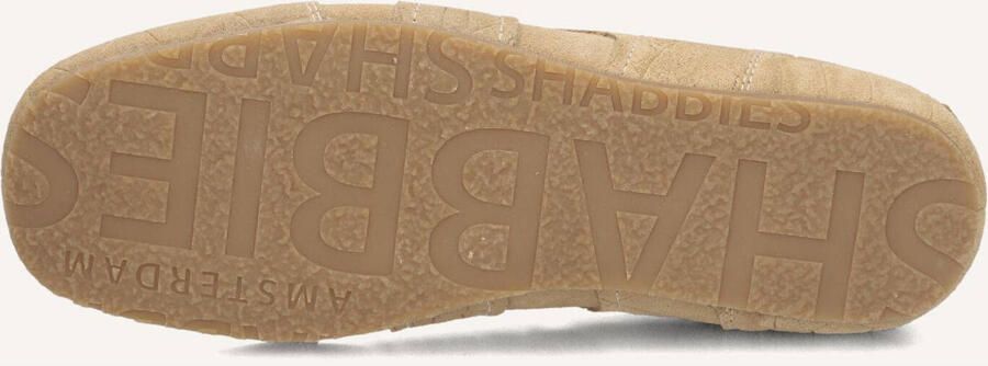 SHABBIES Lage Sneakers Dames Ciska Base Maat: 42 Materiaal: Suède Kleur: Beige - Foto 4