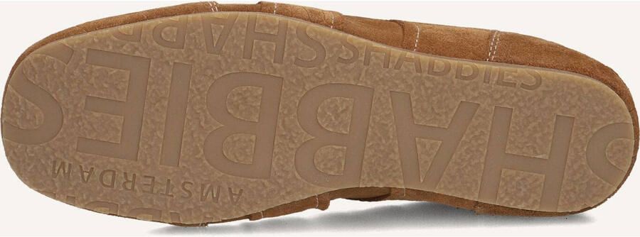 SHABBIES Lage Sneakers Dames Ciska Base Suède Camel - Foto 2