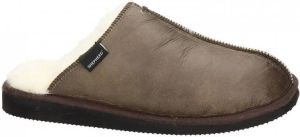 Shepherd Hugo leren pantoffels bruin