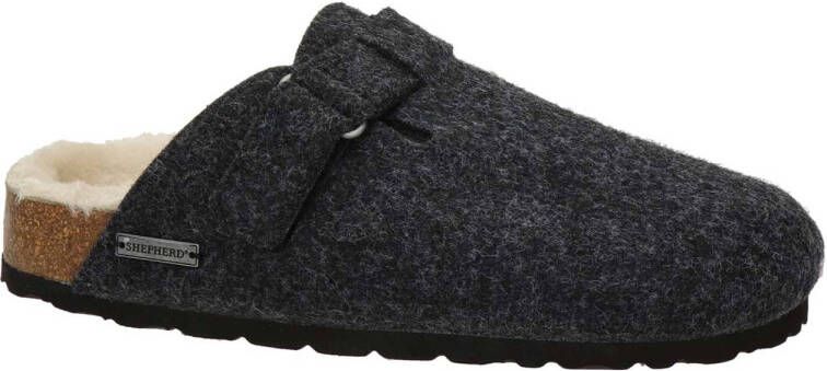 SHEPHERD OF SWEDEN Shepherd Hilma dames pantoffel Antraciet