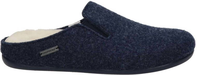SHEPHERD OF SWEDEN Shepherd Chris heren pantoffel Blauw