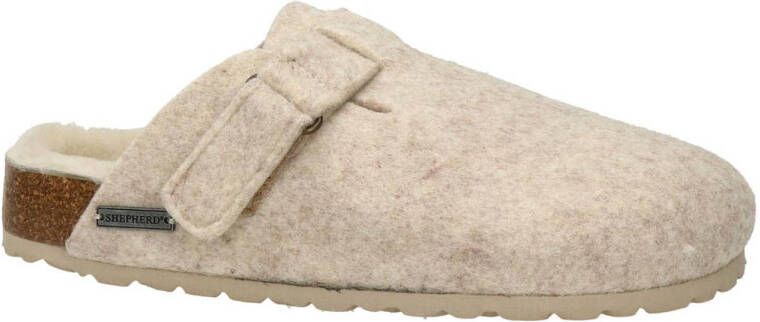 SHEPHERD OF SWEDEN Shepherd Hilma dames pantoffel Ecru