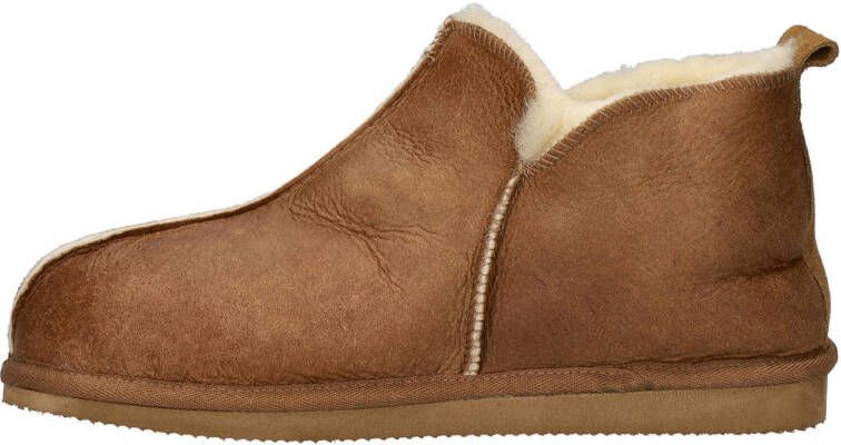 SHEPHERD OF SWEDEN Shepherd Anton Heren Pantoffels Antique cognac