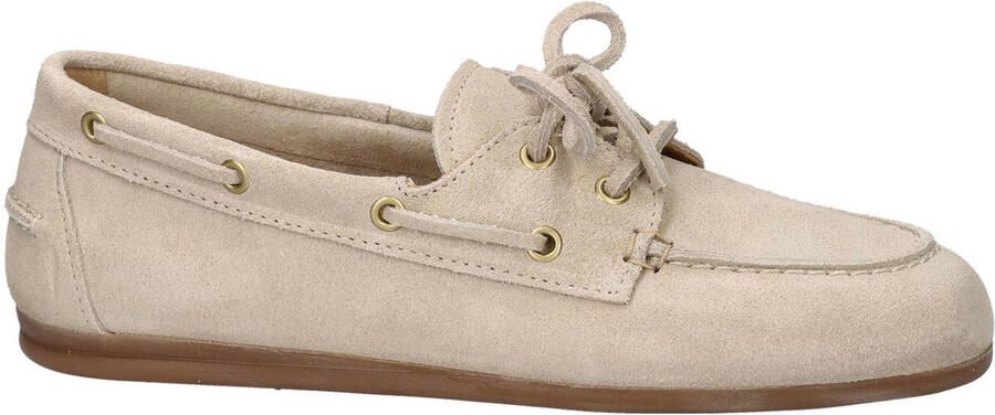 Shoecolate Leom suède bootschoenen ecru