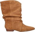 Shoecolate suède enkellaarzen cognac - Bruin
