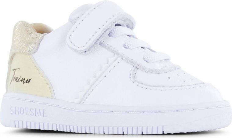 Shoesme Baby Lage schoenen Meisjes white gold Leer