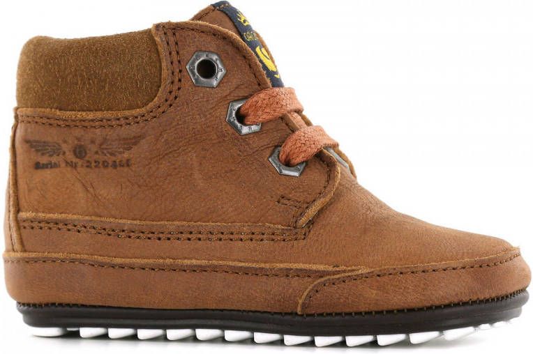 Shoesme BABY-PROOF Smart leren babyschoenen cognac Bruin Leer 22