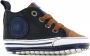 Shoesme BP21W031 A leren babyschoenen blauw cognac - Thumbnail 1