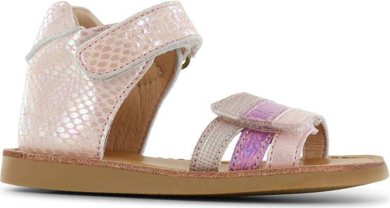 Shoesme CS24S006-A leren sandalen roze multi Meisjes Leer Meerkleurig 20