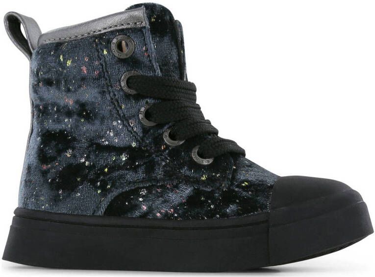 Shoesme fluwelen sneakers blauw Meisjes Fluweel 28