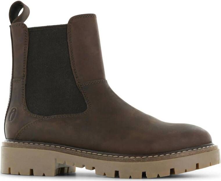 Shoesme leren chelseaboots bruin Leer 31