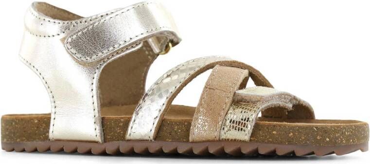 Shoesme leren sandalen goud Meisjes Leer Meerkleurig 22