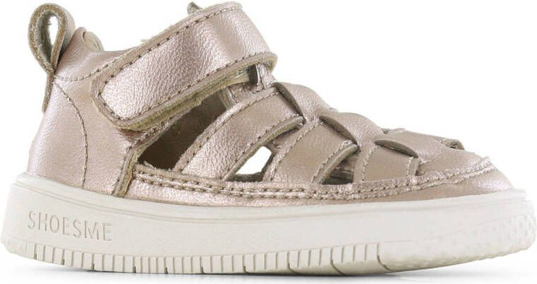 Shoesme Baby Sandalen Meisjes rose gold Leer