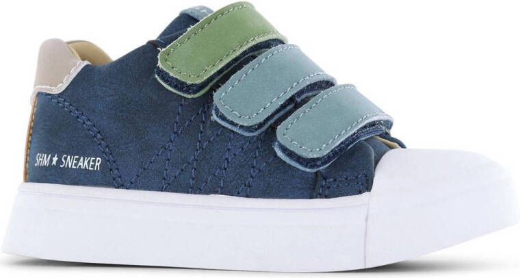 Shoesme leren sneakers donkerblauw