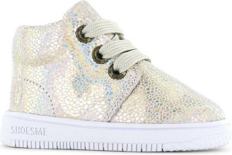 Shoesme leren sneakers goud met glitter Meisjes Leer All over print 21