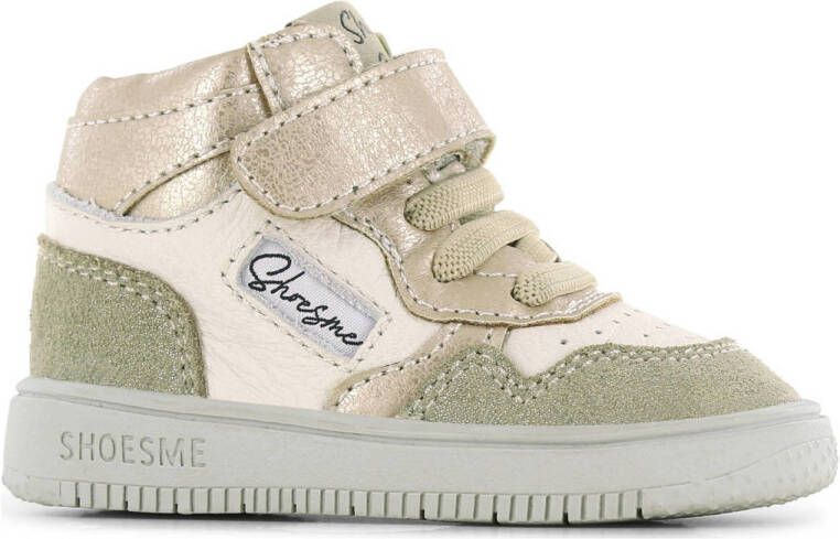 Shoesme leren sneakers goud beige Meisjes Leer Meerkleurig 23 - Foto 2