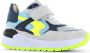 Shoesme leren sneakers grijs blauw Leer Effen 24 - Thumbnail 1