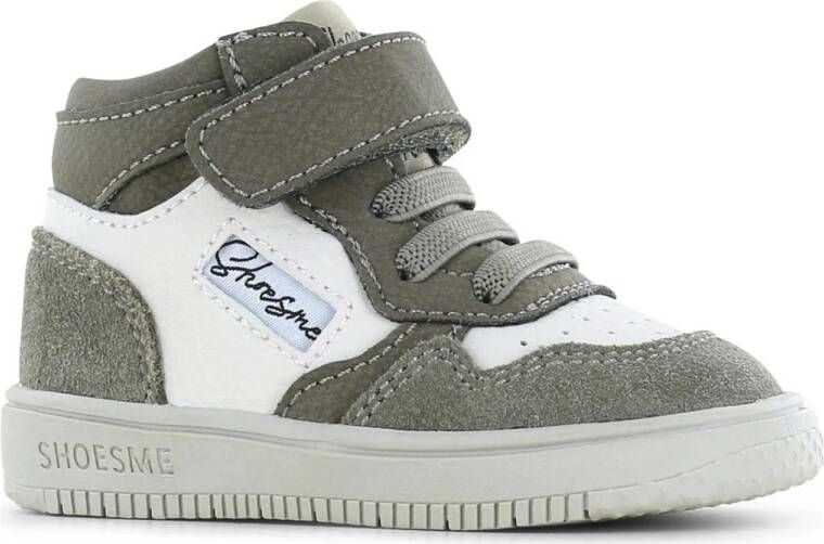 Shoesme Bn25w008 Sneakers Unisex Leren Sneaker Grijs
