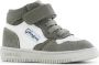 Shoesme leren sneakers grijs wit - Thumbnail 1