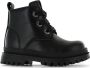 Shoesme leren veterboots zwart Meisjes Leer Effen 24 - Thumbnail 1