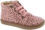 Shoesme Flex nubuck veterboots met allover print roze All over print 20 - Thumbnail 1